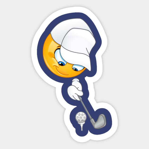 Golf Emoji Emoji Sticker TeePublic